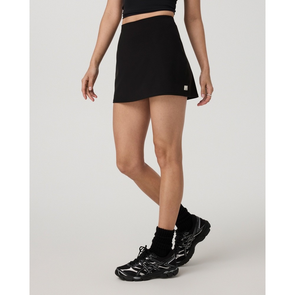 Vuori Womens AllTheForm Skirt Mini Built-In Shorts Size Small VW3038 Charcoal - Picture 5 of 12